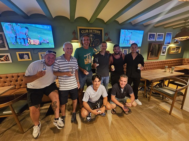 Cena clausura de la Liga de Tenis y Pádel