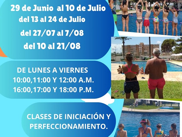 Clases de natación en el C.T. Jávea