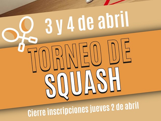 Torneo de Squash en semana santa