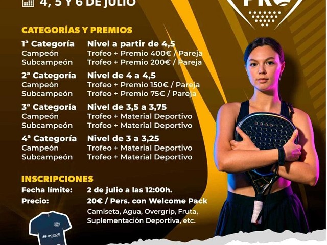 Comienzo Torneo Pádel Pro