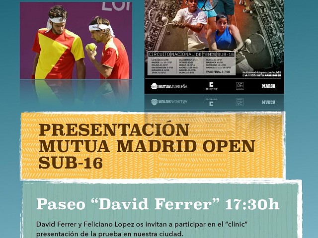 Presentación del Mutua Madrid Open Sub-16