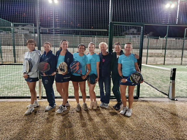 Resultado equipo femenino pádel